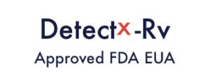 DetectX-Rv COVID-19 testing & surveillance DetectX-Rv test is based on end-point reverse transcription polymerase chain reaction (RT-PCR) coupled to DNA microarray hybridization for the detection of multiple genes within the SARS-CoV-2 virus.